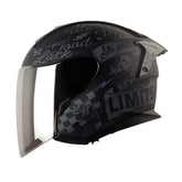 Casco Shaft Pro 240Dv Retrum Negro Gris Visor Iridium Silver
